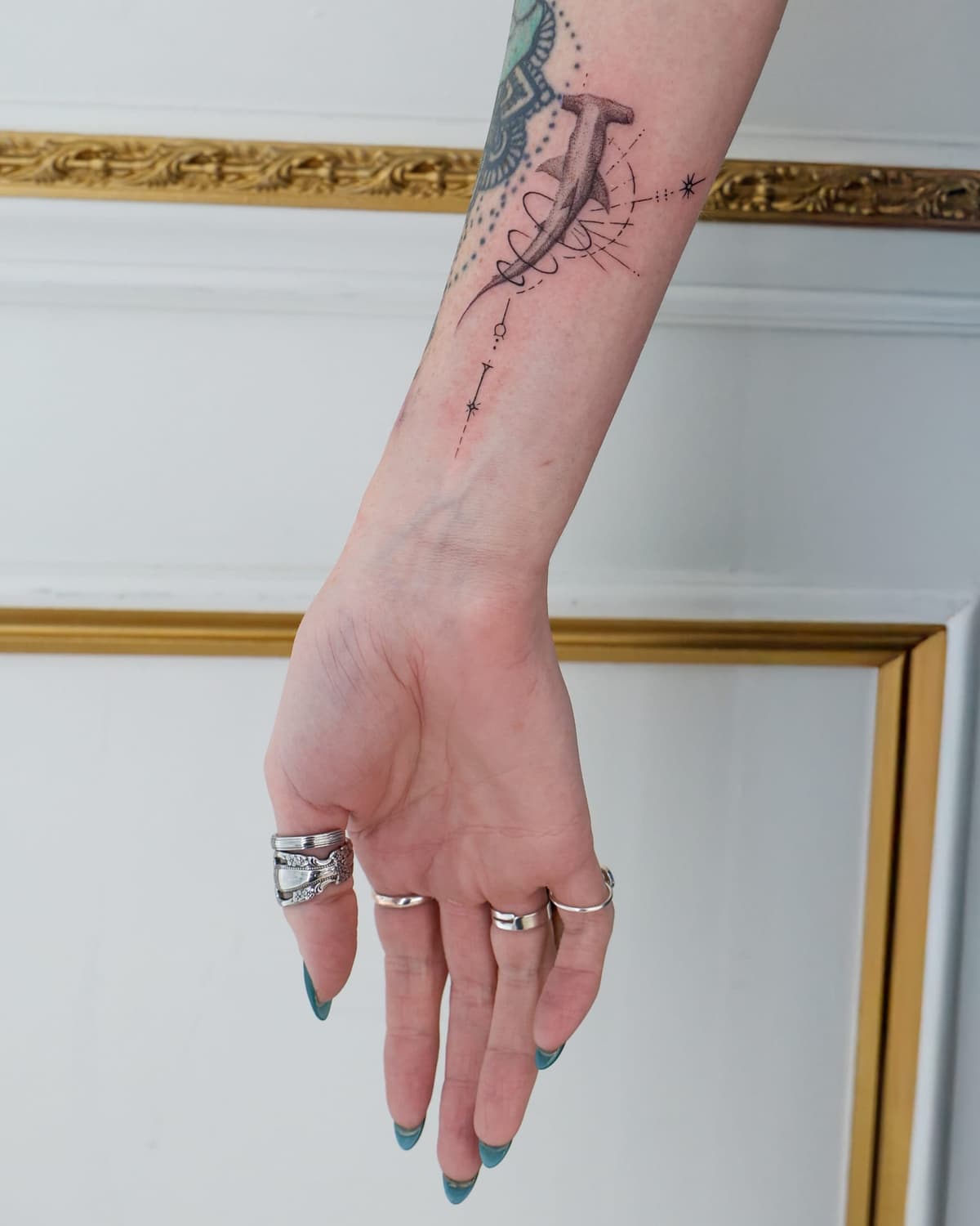 Fine line walk-in tattoo at Apollo Studio Santa Monica