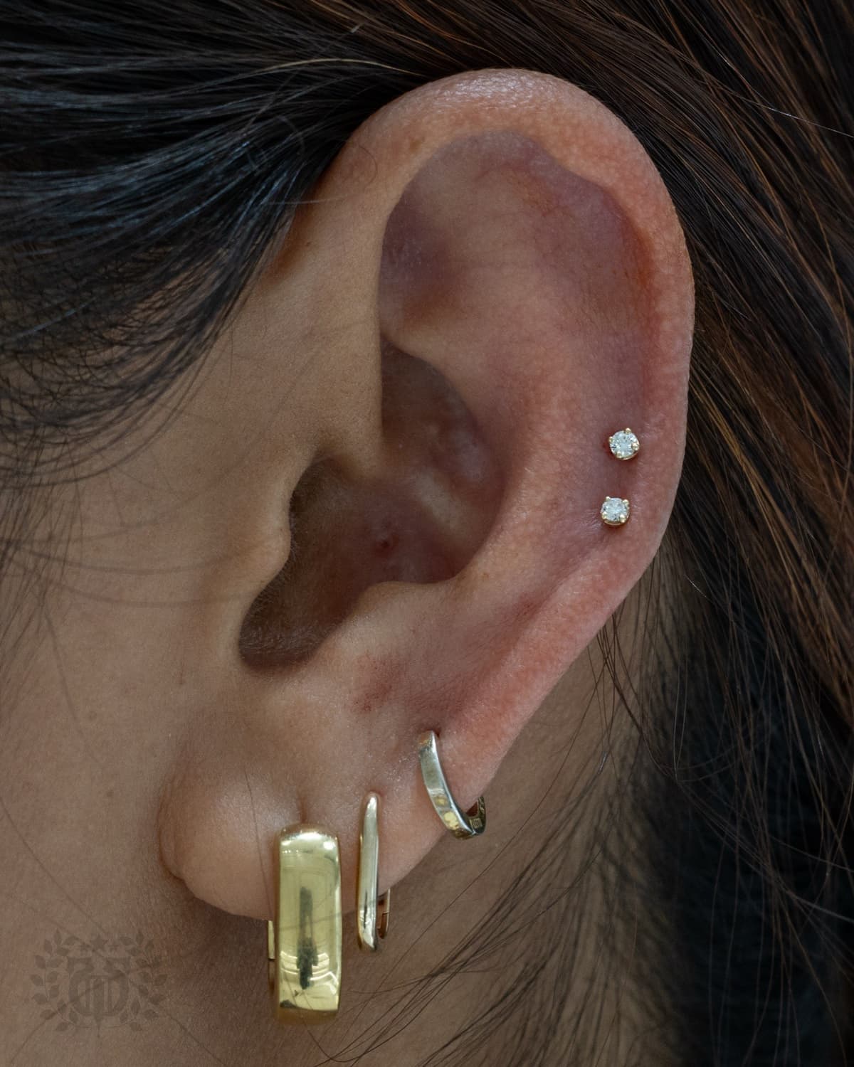 Helix piercing at Apollo Studio Los Angeles