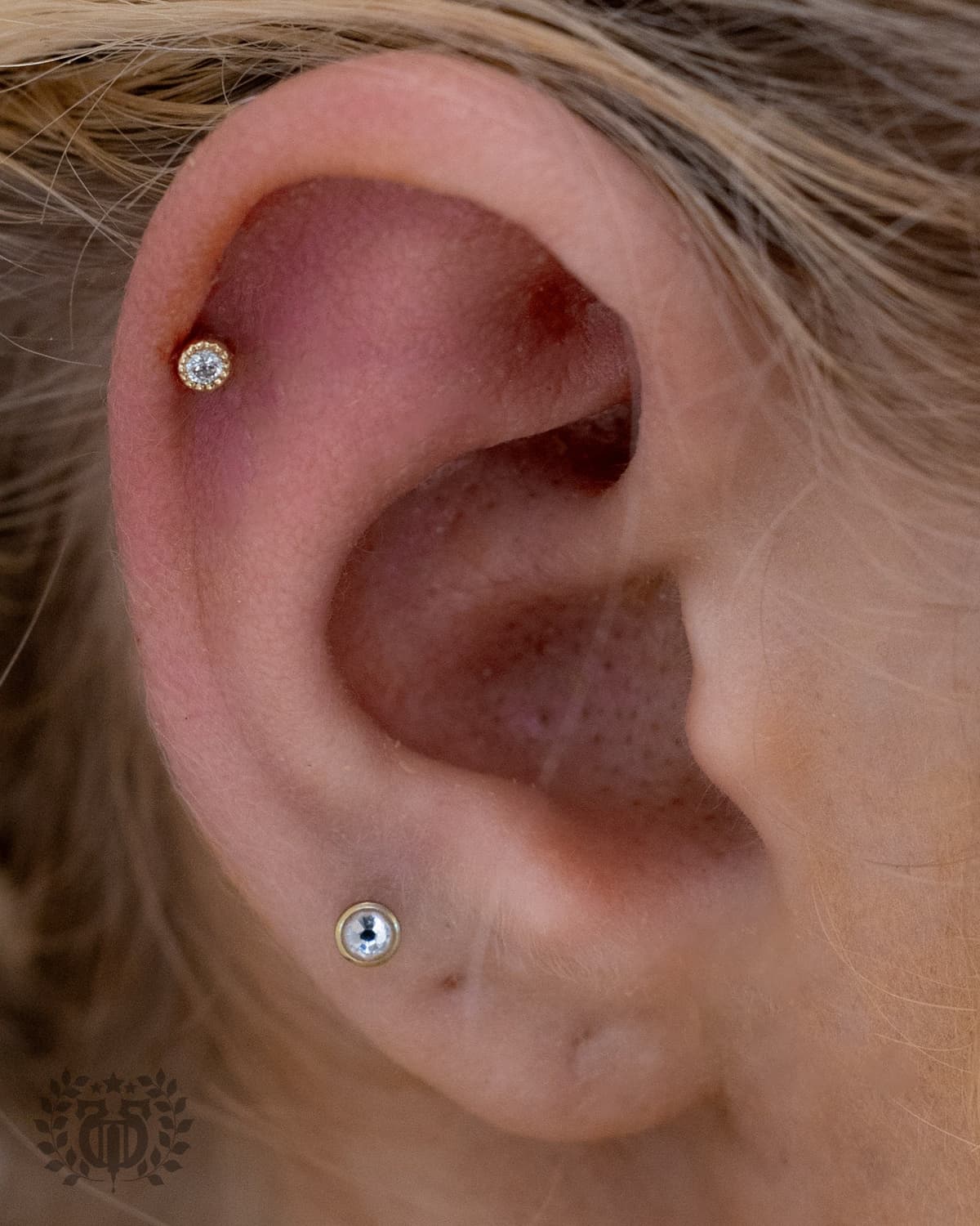 Helix piercing at Apollo Studio Los Angeles