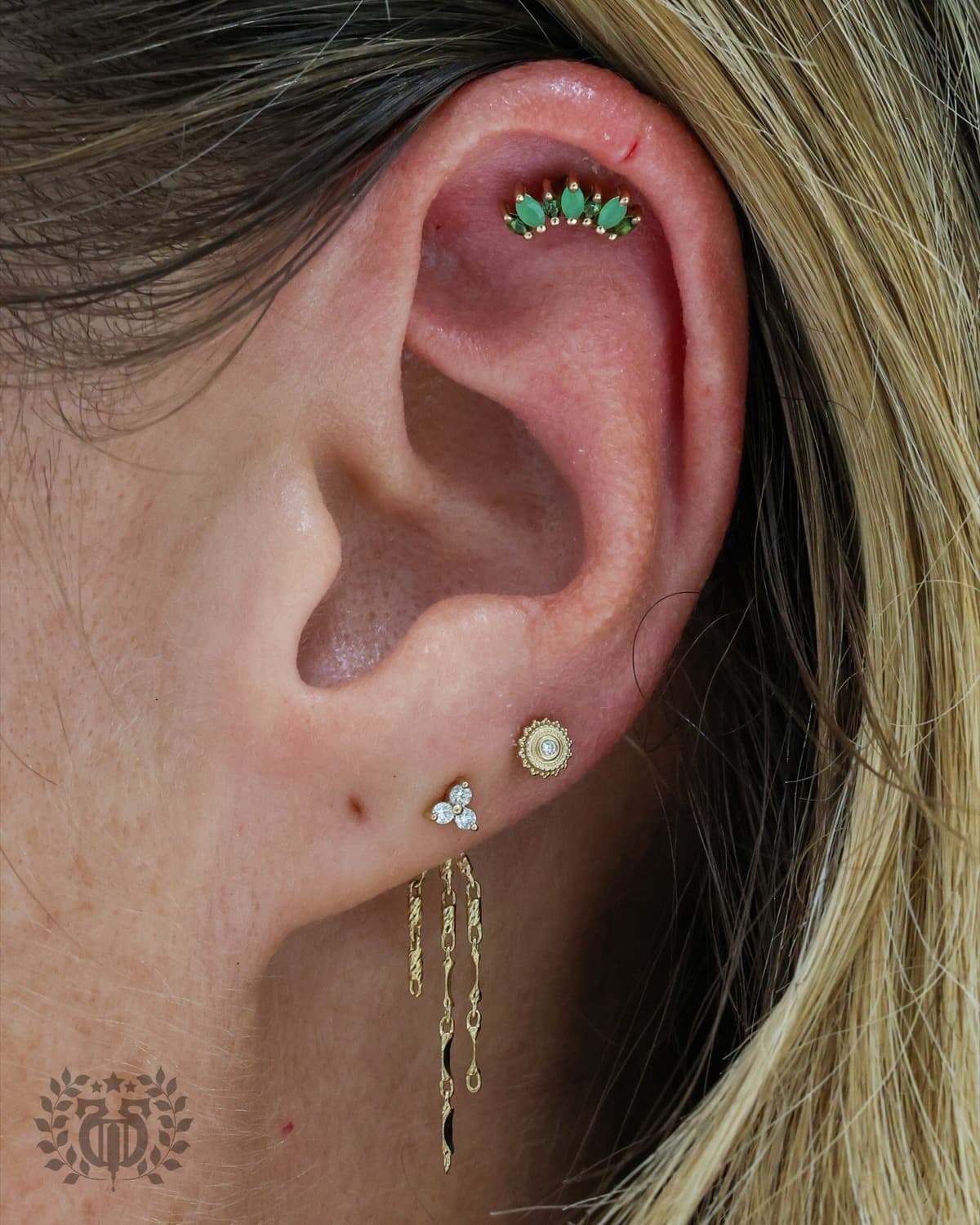 Helix piercing at Apollo Studio Los Angeles