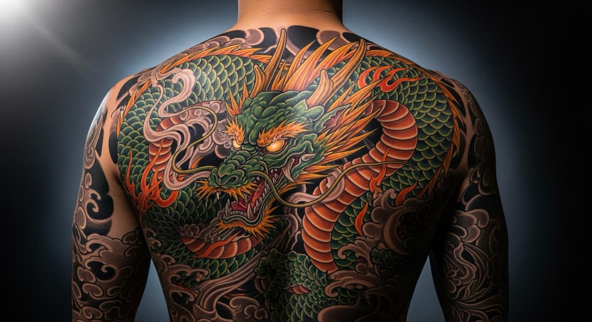 Japanese style tattoo at Apollo Studio Los Angeles