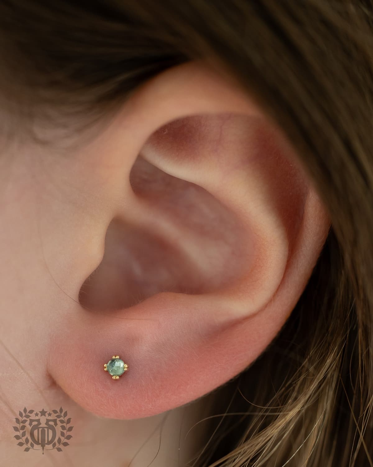 Kids ear piercing at Apollo Studio Los Angeles