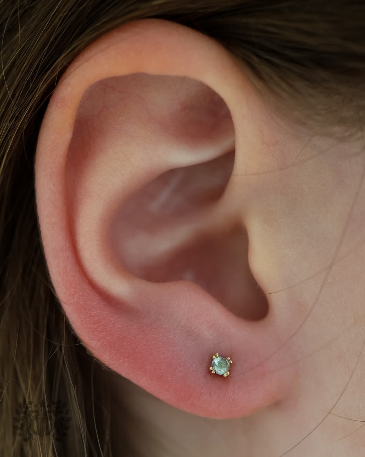 Kids ear piercing at Apollo Studio Los Angeles