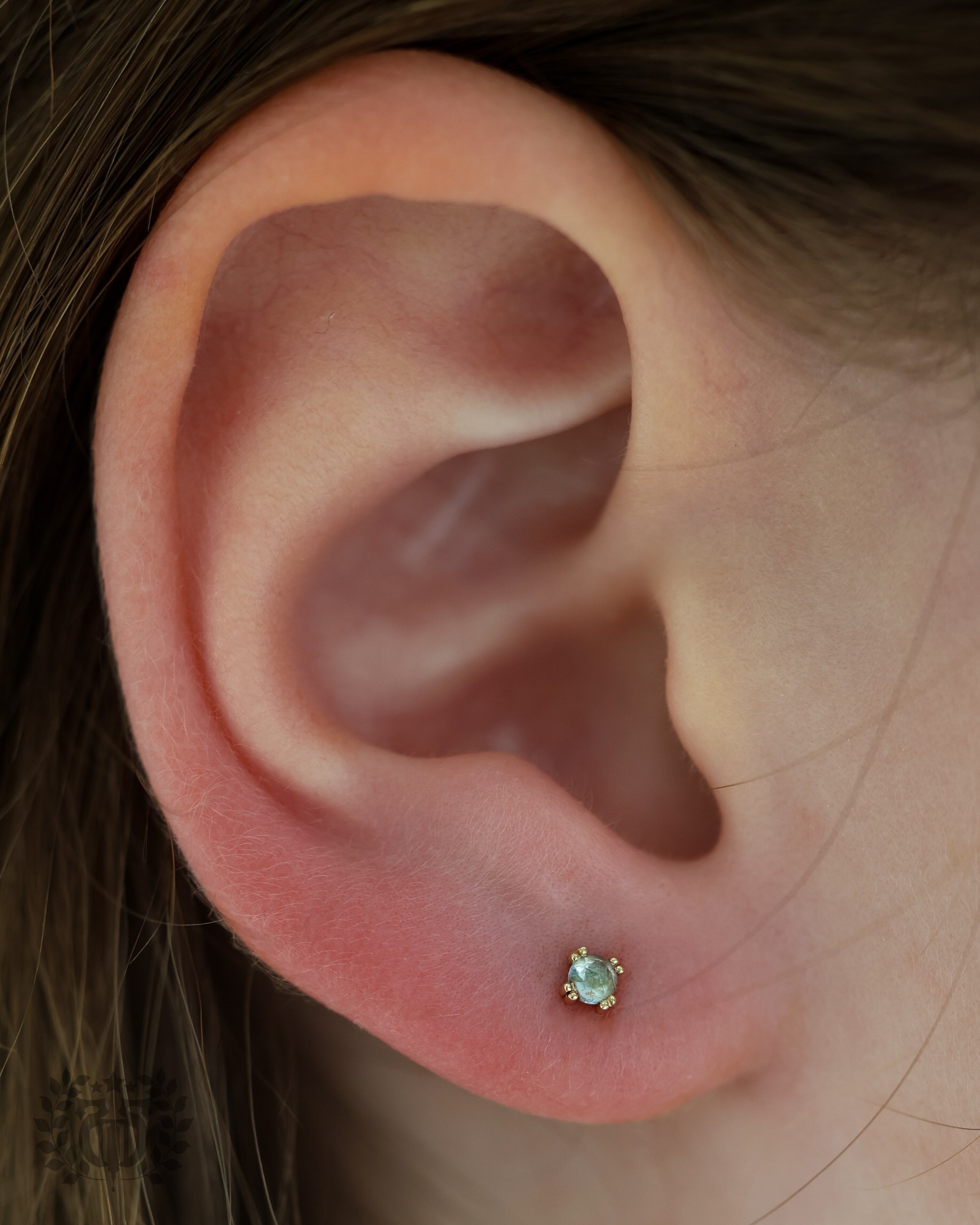 Kids ear piercing at Apollo Studio Los Angeles