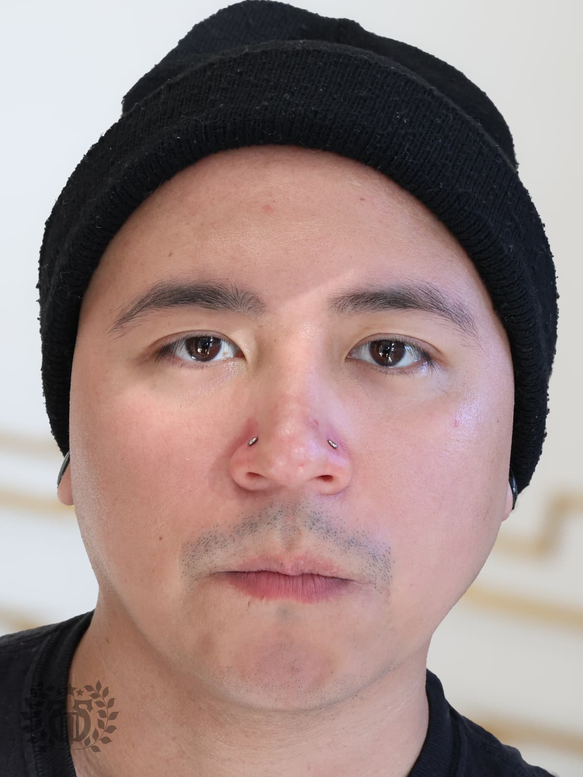 Nose piercing at Apollo Studio Los Angeles