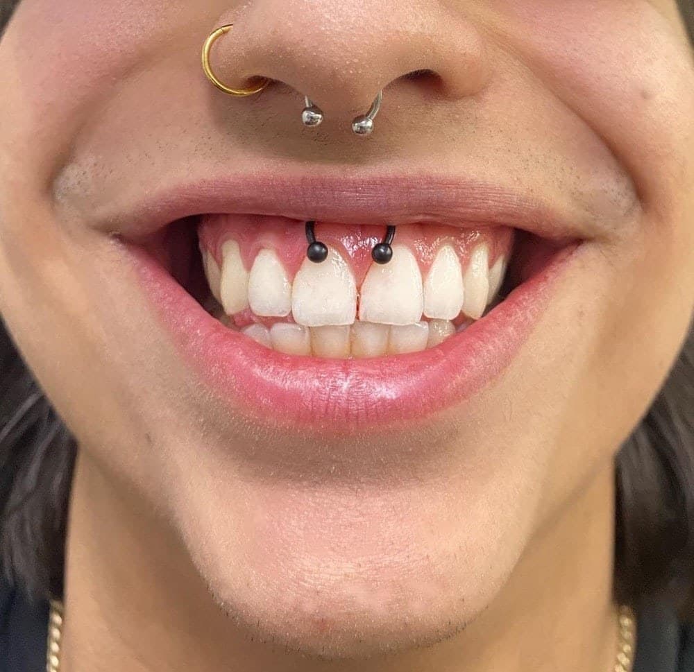 Septum piercing at Apollo Studio Los Angeles
