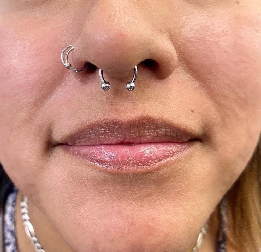 Septum piercing at Apollo Studio Los Angeles