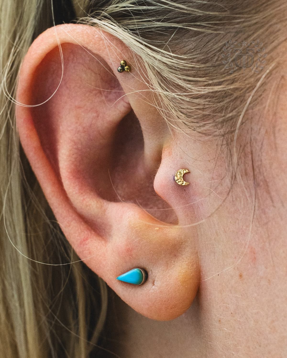 Tragus piercing at Apollo Studio Los Angeles