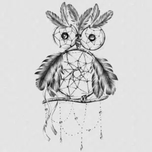 Dream Catcher Watchful Owl