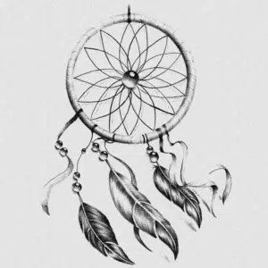 Traditional 3 Feather Dream Catcher