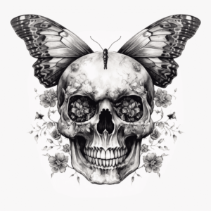 Butterfly and Skull Fusion