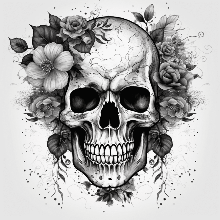Popular Tattoo Designs: Timeless Tattoo Ideas 4 Lilly and Rose Skull Tattoo